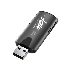 엠비에프 4K HDMI 캡쳐보드 USB 젠더 타입, 1개, MBF-UHCP-G