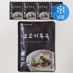 에브리쿡 소고기무국 (냉동), 500g, 5개