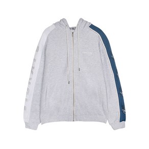 바이브레이트 SLEEVE COLOR SCHEME HOODIE ZIPUP