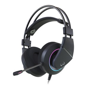 마이크로닉스 워프 7.1채널 RGB 게이밍 헤드셋, BLACK, WARP WH-1