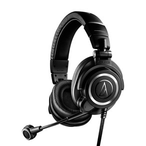 오디오테크니카 Steam Set XLR 타입 스트리밍 헤드셋, ATH-M50xSTS, 블랙