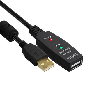 저스트링크 USB 2.0 리피터 연장케이블, 1개, 15m