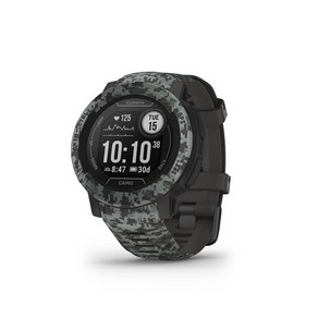 가민 Instinct 2 스마트워치, Gaphite Camo, GPS, 45mm