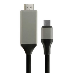 Type-C to HDMI 케이블 ET-CH100, 블랙, 1개