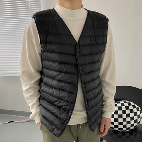오티디 남성용 니트지 반폴라 티셔츠