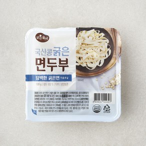 맑은물에 국내산 콩 굵은 면두부, 100g, 1개