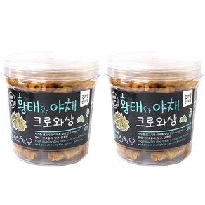 아침애간식 김선생 간식타임 크로와상, 혼합맛(황태/야채), 300g, 2개