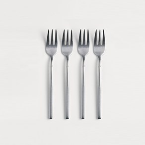 세라토가 시엘로 스톤워시 커트러리 케이크포크, 4개