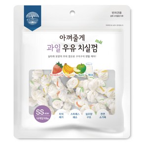 아껴줄게 과일 우유 치실 덴탈껌 SS 18p