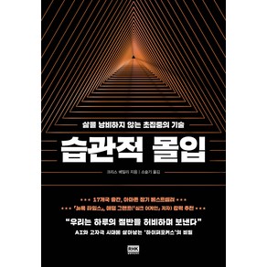 습관적 몰입:삶을 낭비하지 않는 초집중의 기술, 크리스 베일리, 알에이치코리아