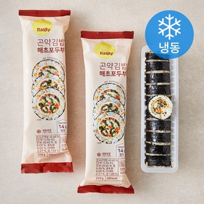 Rally 곤약김밥 해초포두부 (냉동), 220g, 2개