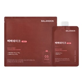 밸런스킨 빼빼 쉐이크 초코 5p, 250g, 1개