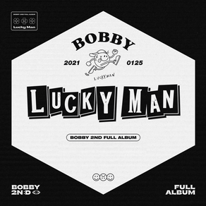 BOBBY - LUCKY MAN 정규 2집 앨범 버전 랜덤발송 포스터 없음