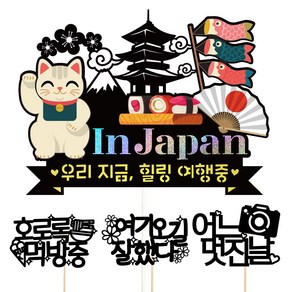 비비드레인 일본 여행 토퍼 + 픽 3p 세트