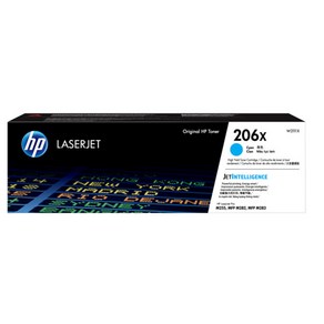 HP NO 206X W2111X 토너 M255 M282 M283, 파랑, 1개