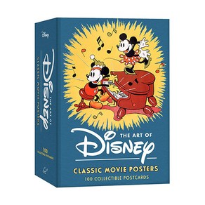 The At of Disney:Classic Movie Postes100 Postcads, Chonicle