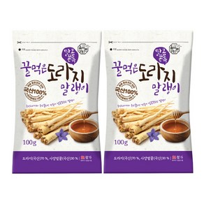 올바른상회 도라지말랭이, 100g, 2개