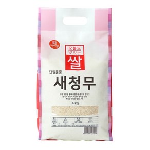 미이랑 오늘도 맛있는쌀 새청무 상, 4kg, 1개