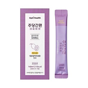 옵티헬스 주당간편 숙취해소제, 140ml, 1개