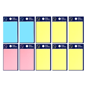 투코비 점착메모지 50 x 76 mm YELLOW x 6p + SKY x 2p + PINK x 2p