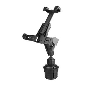 ARKON 로버스트 차량용 컵홀더 태블릿 락킹 거치대 TABRM523, 블랙, 1개