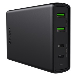 빅쏘 4포트 156W USB PD PPS C타입 퀄컴 퀵차지 3.0 고속 멀티 충전기 M3, 블랙, 1개