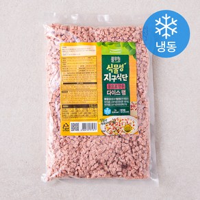 풀무원 식물성 지구식단 콩으로 만든 다이스 햄 (냉동), 1kg, 1개