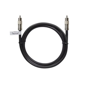 마하링크 국산 디지털 오디오 RCA Coaxial 동축 케이블 블랙, MLZ-CX020 (2m), 1개