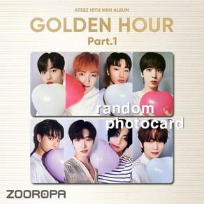 [A포토카드] 에이티즈 ATEEZ GOLDEN HOUR Pat 1 (정품/올엠디)