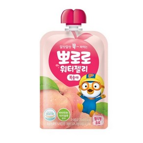 팔도 뽀로로 워터젤리 복숭아, 120ml, 30개