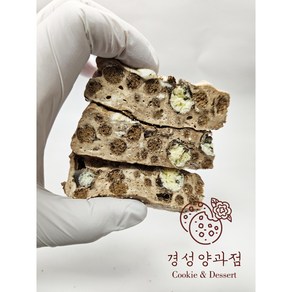SNS인기 쫀득쿠키 마시멜로우 누가쿠키 크래커 초코크런치맛, 80g, 1개