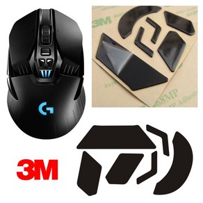 G903 /G903 HERO 마우스 피트 3M 제품 고급형-마우스 고무패드, 1개, G903 /G903 HERO 마우스피트-블랙