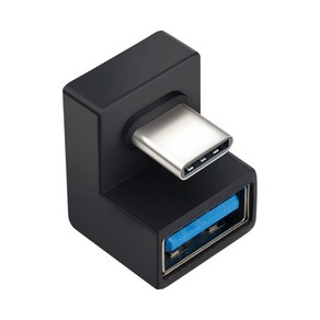 COMS JA124 USB3.1 C타입 젠더 USB 3.0 A to C 꺾임, 1개