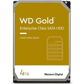 하드디스크 드라이브 WD Gold 4TB 엔터프라이즈급 하드 디스크 7200RPM급 SATA 6Gb s 128MB 캐시 3.5인치 WD4002FYZ