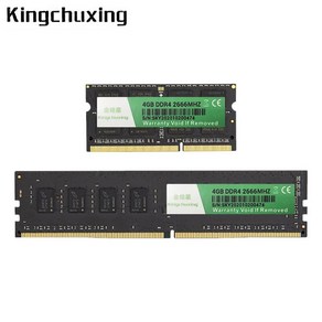 Kingchuxing노트북용 DDR5 16GB 4GB 8GB DDR4 램 1600MHz 2666MHz 4800MHz Sodimm Macbook DDR3L, 1.DesktopDDR34GB, 1개