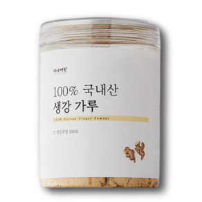 프리미엄 생강가루 국산 100%, 1개, 200g