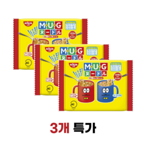 일본 닛신 MUG 머그 우동 / 머그 누들 3개세트, 3개