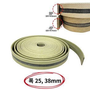 박킹 기계 동력전달 피대벨트 평벨트 피데 25mm 38mm x 1M, 1개