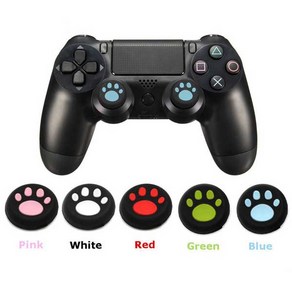 마마미 PS4 PS3 XBOX ONE 콘솔 컨트롤러 스틱커버 고양이 발바닥 커버(2P)