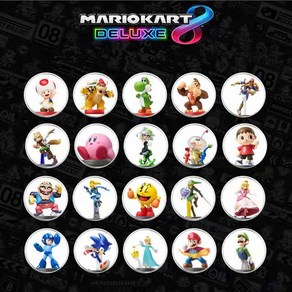 Mario Kart 8 Amiibo Mii Racing Suits NFC TAG Card for Nintendo Switch WII U