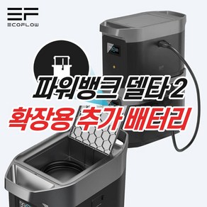 에코플로우 파워뱅크 220V 추가 배터리 엑스트라 델타 2 확장용, 1개