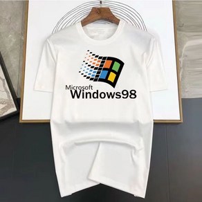 윈도우98 레트로 98년생 추억 티셔츠 (Windows 98 개발자 반팔티)