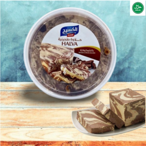 Jodan Kasih Chocolate-Flavoed Halva 요르단 카시 초콜릿 맛 할바, 1개, 350g