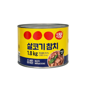 식자재왕 담백한 참치캔, 1개, 1.8kg