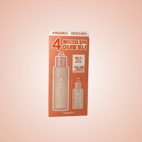 [정품] 넘버즈인 4번 메이크업 찰떡 미네랄 토너 200ml 기획 (+50ml 증정) [백화점], 1개