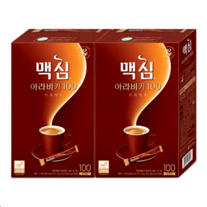 맥심 아라비카 커피믹스 100T 사무실커피, 아라비카 커피믹스 100T x 2개, 2개, 100개입