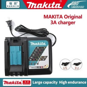 충전식 전동 공구 배터리 교체형 LED 리튬 이온 6.0 Ah 18V LXT BL1860B BL1860BL1850 BL1830 100, 1개, [06] 3A Fast Chage