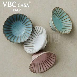 VBC까사 폰다코 스트라이프 찬기M(12cm) VB10582, 핑크, 1개