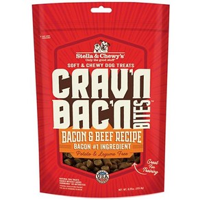 스텔라 츄이즈 도그 트릿 Stella Chewys Dog Teats, Bacon Chicken, Bacon Beef, 1개