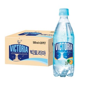 빅토리아 탄산음료 청귤 500ml, 20개